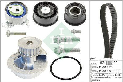 Kit pompa acqua + cinghia distribuzione