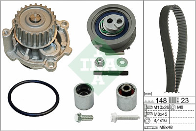 Kit pompa acqua + cinghia distribuzione