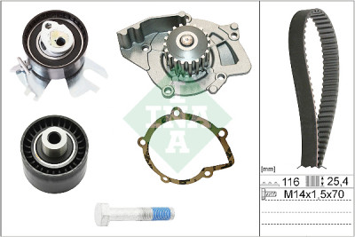 Kit pompa acqua + cinghia distribuzione