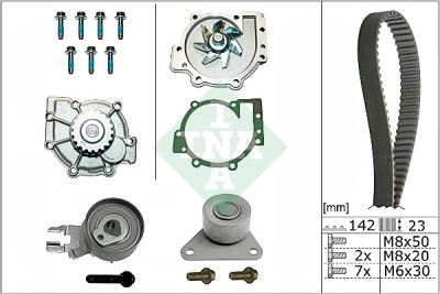 Kit pompa acqua + cinghia distribuzione