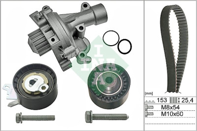 Kit pompa acqua + cinghia distribuzione