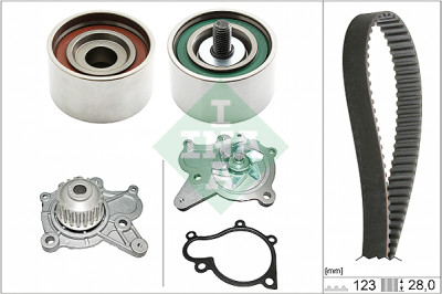 Pompa acqua + Kit cinghie dentate