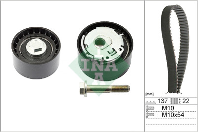 Kit cinghie dentate INA 530 0536 10