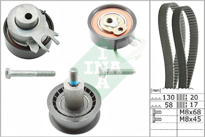 Kit cinghie dentate INA 530 0538 10