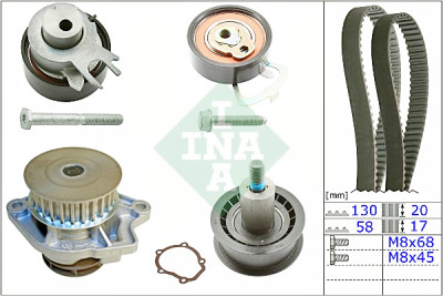 Kit pompa acqua + cinghia distribuzione