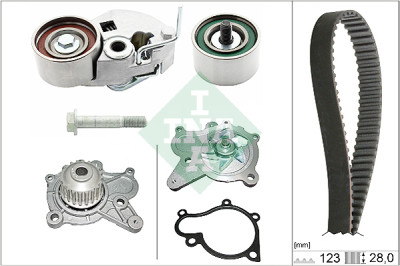 Kit pompa acqua + cinghia distribuzione