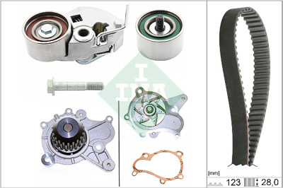 Pompa acqua + Kit cinghie dentate