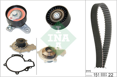 Kit pompa acqua + cinghia distribuzione