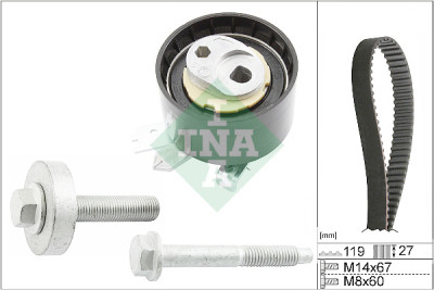 Kit cinghie dentate INA 530 0607 10