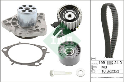 Kit pompa acqua + cinghia distribuzione