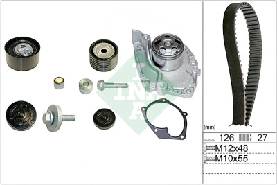 Kit pompa acqua + cinghia distribuzione