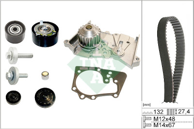 Kit pompa acqua + cinghia distribuzione