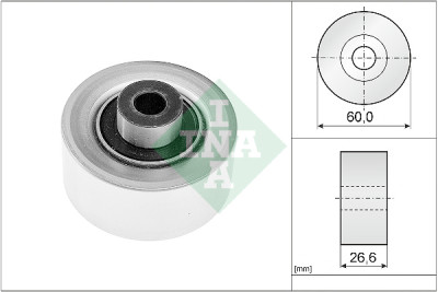 Puleggia di rinvio/guida, cinghia trapezoidale INA 532 0311 10