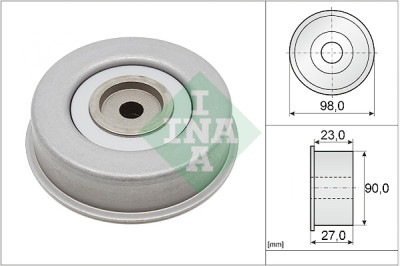 Puleggia di rinvio/guida, cinghia trapezoidale INA 532 0381 20