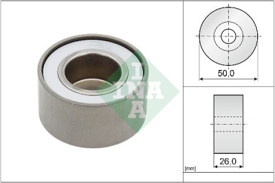 Puleggia di rinvio/guida, cinghia trapezoidale INA 532 0392 20