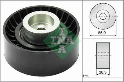Puleggia di rinvio/guida, cinghia trapezoidale INA 532 0470 10