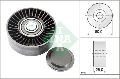 Puleggia di rinvio/guida, cinghia trapezoidale INA 532 0515 10