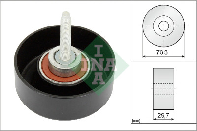 Puleggia di rinvio/guida, cinghia trapezoidale INA 532 0651 10