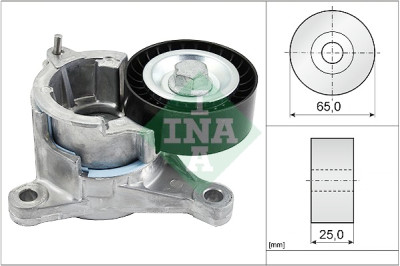 Braccio tenditore, cinghia INA 534 0022 10 poly-V