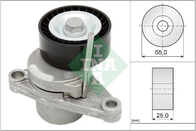 Braccio tenditore, cinghia trapezoidale scanalata INA 534 0250 10