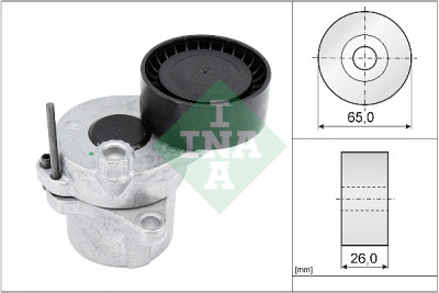 Braccio tenditore, cinghia trapezoidale scanalata INA 534 0336 10