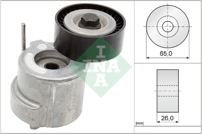 Braccio tenditore, cinghia trapezoidale scanalata INA 534 0404 10