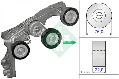 Braccio tenditore, Cinghia Poly-V