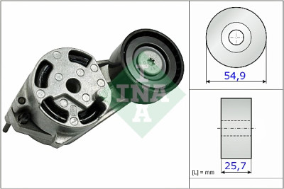 Braccio tenditore, Cinghia Poly-V