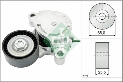 Braccio tenditore, Cinghia Poly-V