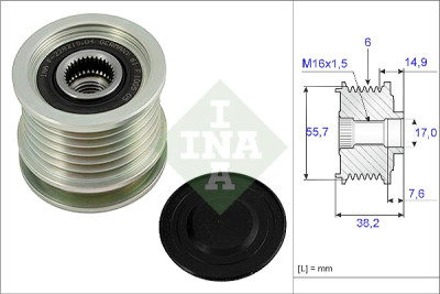 INA 535 0013 10 ruota libera alternatore