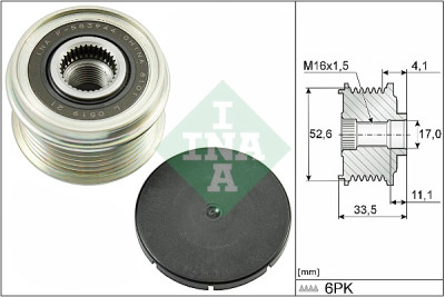 INA 535 0025 10 ruota libera alternatore