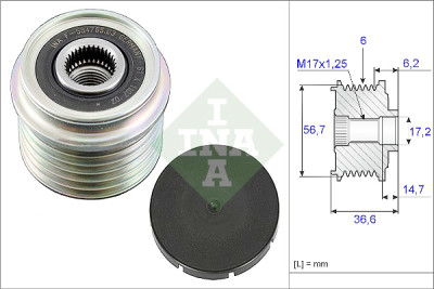 INA 535 0033 10 ruota libera alternatore