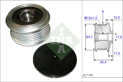INA 535 0090 10 ruota libera alternatore