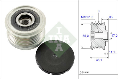 INA 535 0103 10 ruota libera alternatore