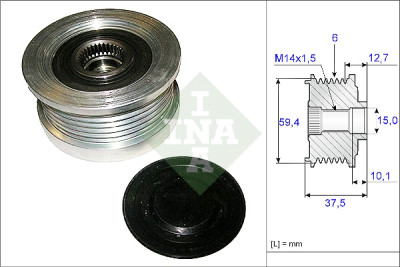 INA 535 0110 10 ruota libera alternatore