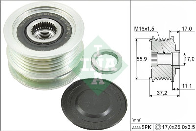 INA 535 0116 10 ruota libera alternatore