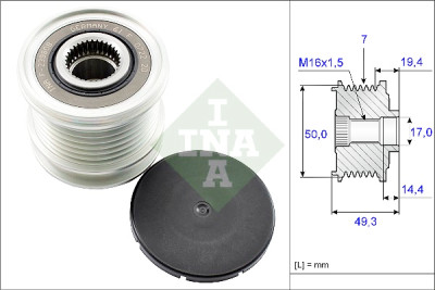 INA 535 0140 10 ruota libera alternatore