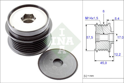 INA 535 0174 10 ruota libera alternatore