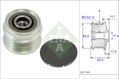 INA 535 0218 10 ruota libera alternatore