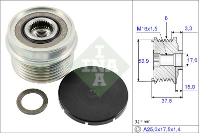 INA 535 0223 10 ruota libera alternatore