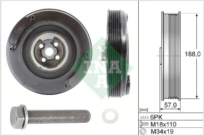 Kit pulegge, albero motore