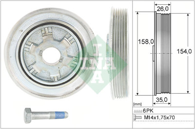 Kit pulegge, Albero motore/a gomito