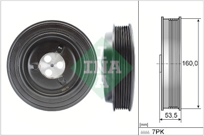 Puleggia, albero motore INA 544 0132 10