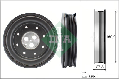 Puleggia, albero motore INA 544 0134 10