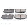 Set di 4 pastiglie freno BLUEPRINT ADS74225