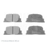Set di 4 pastiglie freno BLUEPRINT ADT342179