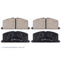 Set di 4 pastiglie freno BLUEPRINT ADT34279