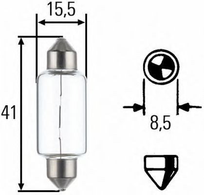 Confezione di luci di retromarcia (10 unità) HELLA 8GM 002 091-141