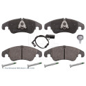 Set di 4 pastiglie freno BLUEPRINT ADV184212BLU