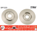 Set di dischi freno TRW DF1223